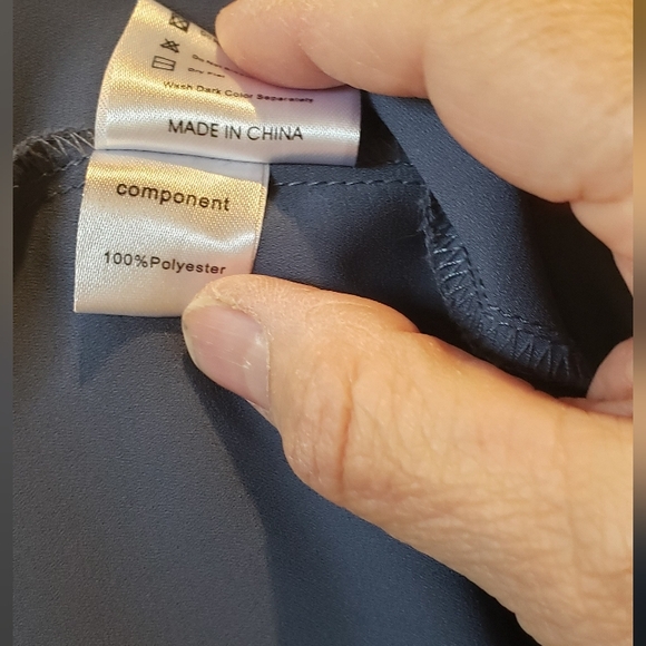 Bebonnie Womens Blue Sleeveless Chemise - Picture 8 of 11